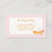 Cutie Pie pumpkin pie pink plaid books for baby