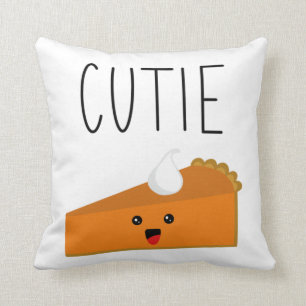 Cutie Pie Pumpkin Pie Throw Pillow