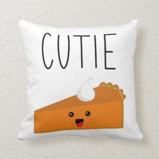 Cutie Pie Pumpkin Pie Throw Pillow
