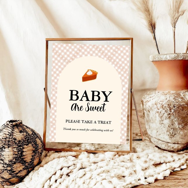 Cutie pie Thanksgiving baby shower Favour sign (Creator Uploaded)