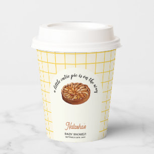 Cutie Pie Thanksgiving Fall Baby Shower  Paper Cups