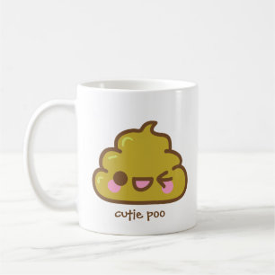 cutie poo & smary poo coffee mug