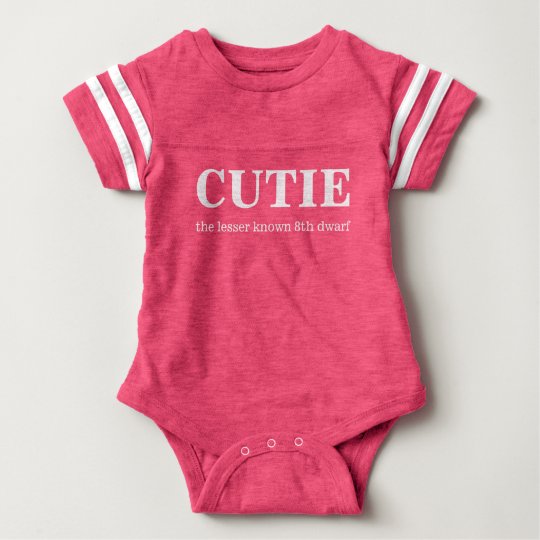 Cutie, the 8th dwarf baby bodysuit