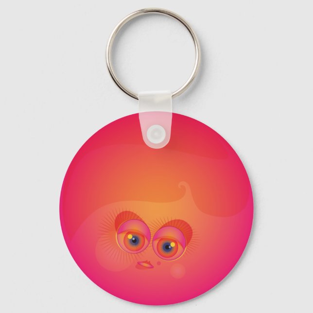 CutieBounce Keychain Pink (Front)