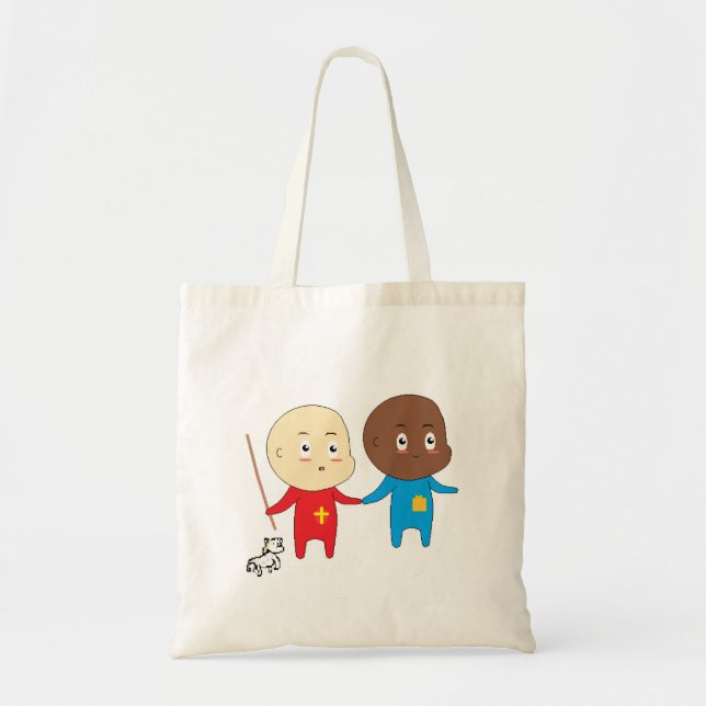Cutieful Kids Art Babies St. Nicholas Sinterklaas Tote Bag (Front)
