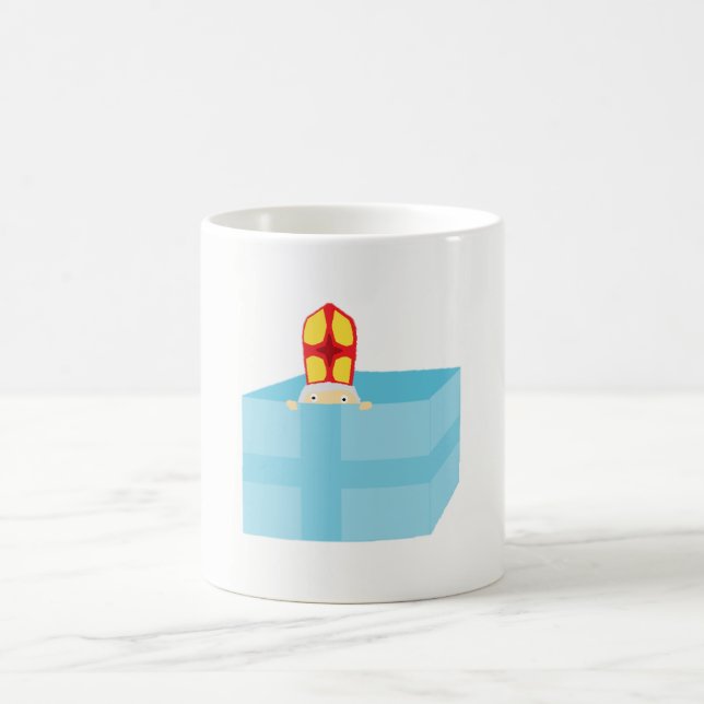 Cutieful Kids Art St. Nicholas Sinterklaas Funny Coffee Mug (Center)