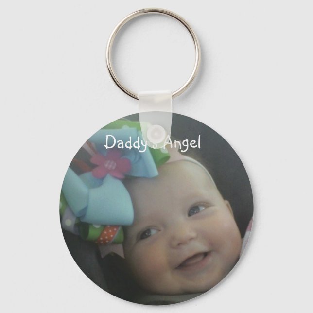 cutiepie, Daddy's Angel Keychain (Front)