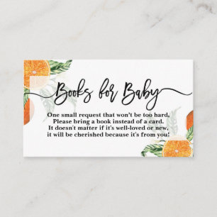 Cuties Oranges bring a book card