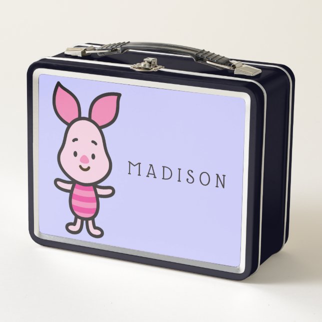 Cuties Piglet Metal Lunch Box (Front)