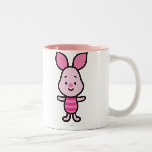 Cuties Piglet Two-Tone Coffee Mug