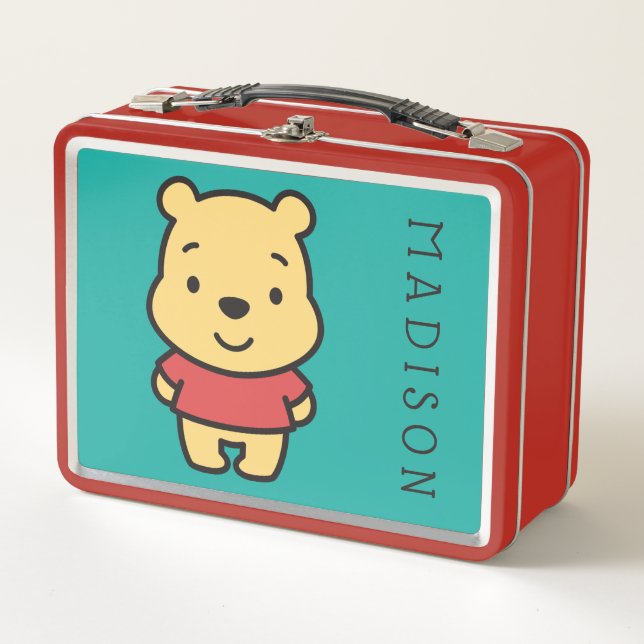 Cuties Winnie the Pooh Metal Lunch Box (Front)