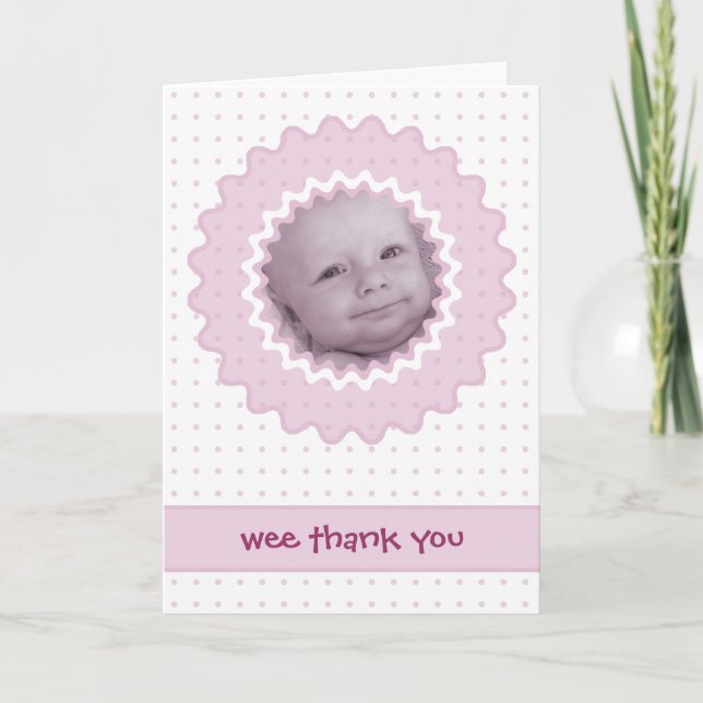 Cutietoots Thank You Note modèle (Devant)