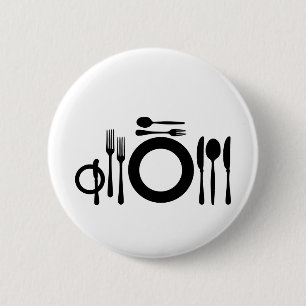 Cutlery 2 Inch Round Button