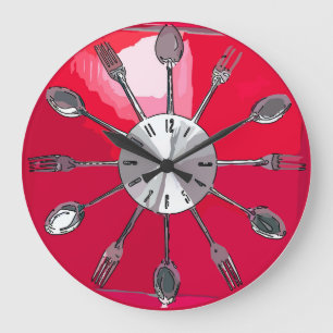 Cutlery O'clock 2. Large Clock