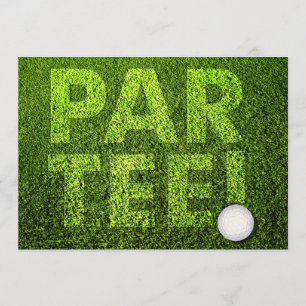 Cutomizable Golf Party Celebration Invitation