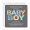 Cutout Letters Baby Shower Invitation - Boy