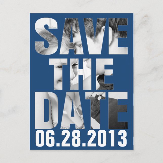 CUTOUT SAVE THE DATE Post Card (Front)