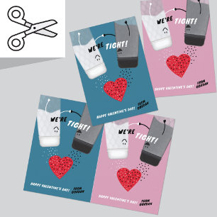 Cuttable Salt & Pepper Valentine's Day Card Set