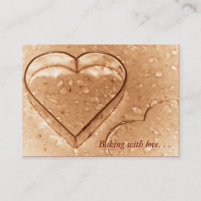 Cutter de biscuits en forme de coeur - Cartes de v (Devant)