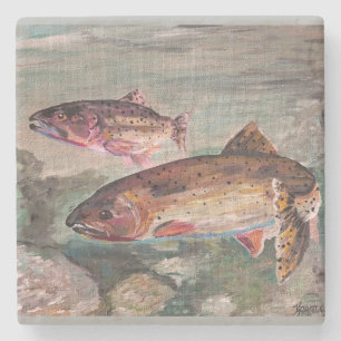 Cutthroat Trout coaster