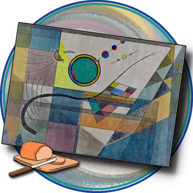CUTTING BOARD - "Green" - An Abstract by Kandinsky (Creator Uploaded)
