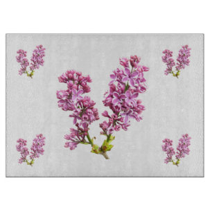 Cutting Board - Lilac Blossoms