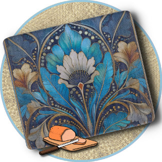 CUTTING BOARD - Retro Art Deco #5 - Rectangular