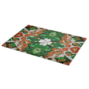 Cutting board with Ireland Colours Design