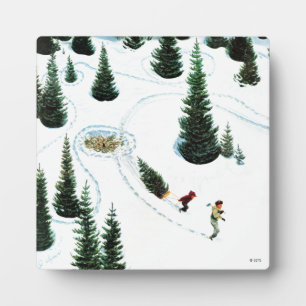 Cutting Down the Tree Plaque