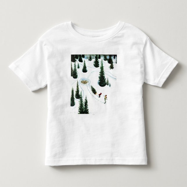 Cutting Down the Tree Toddler T-shirt (Front)