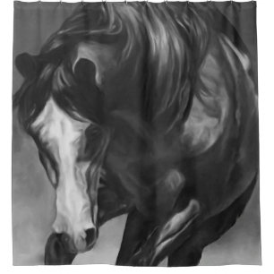 Cutting Horse Shower Curtain