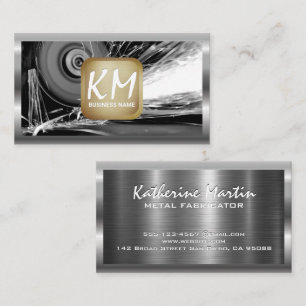 Cutting Metal   Sparks Business Card