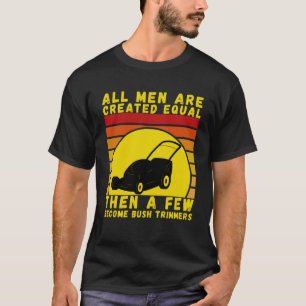 Cutting The Grass With A Lawn Mower For Gardners T-Shirt