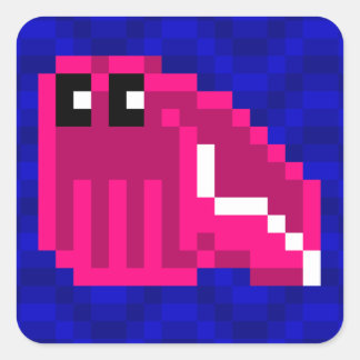 Cuttle Scuttle Mimi pink cuttlefish sticker sheet