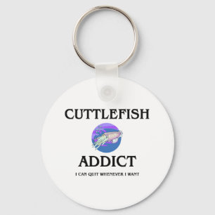 Cuttlefish Addict Keychain