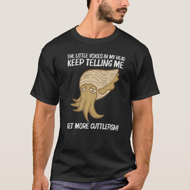 Cuttlefish For Men Women Sea Creature Animal T-Shirt (Front)