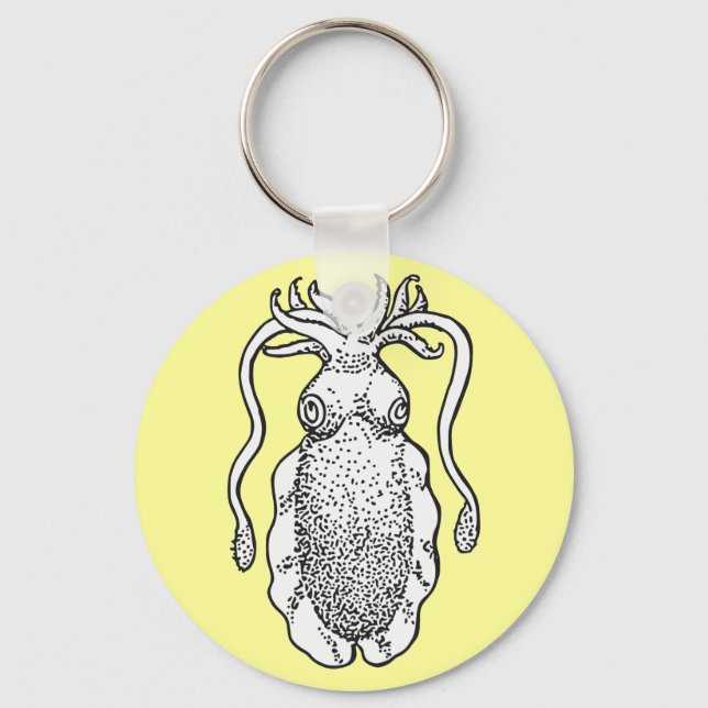 Cuttlefish Keychain (Front)
