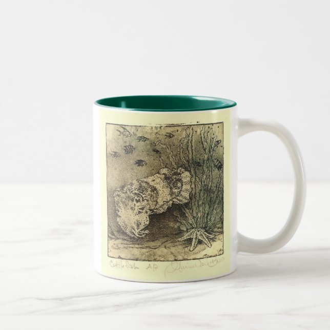 Cuttlefish Two-Tone Coffee Mug (Right)