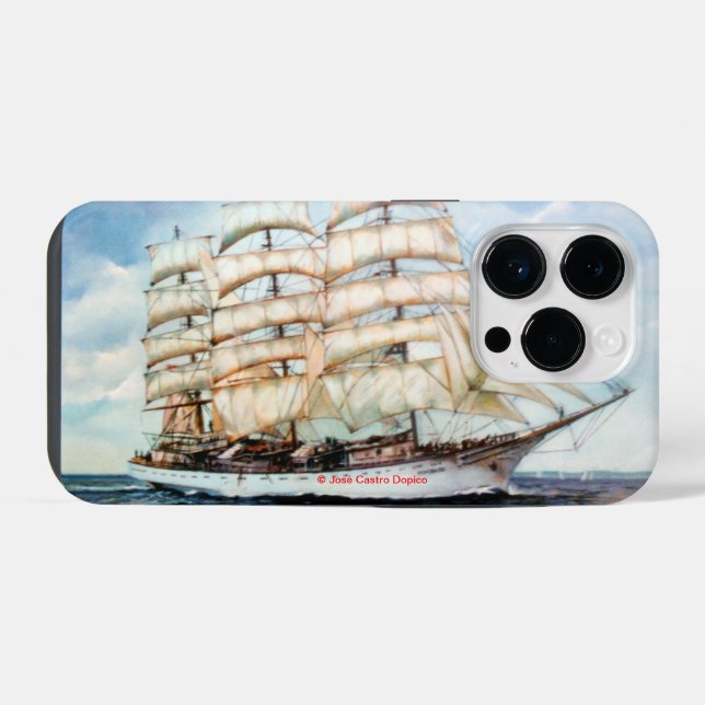 Cutty Shark Regatta iPhone Case (Back Horizontal)