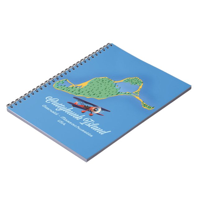 Cuttyhunk island Gosnold, Massachusetts map Notebook (Left Side)