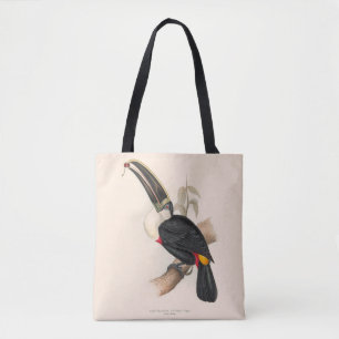 Cuviers Toucan Print: Vintage Tropical Bird Tote Bag