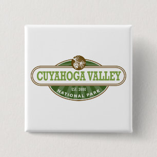 Cuyahoga Valley National Park 2 Inch Square Button