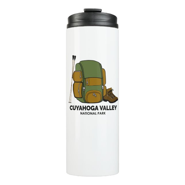 Cuyahoga Valley National Park Backpack Thermal Tumbler (Front)