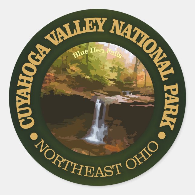 Cuyahoga Valley National Park Classic Round Sticker (Front)