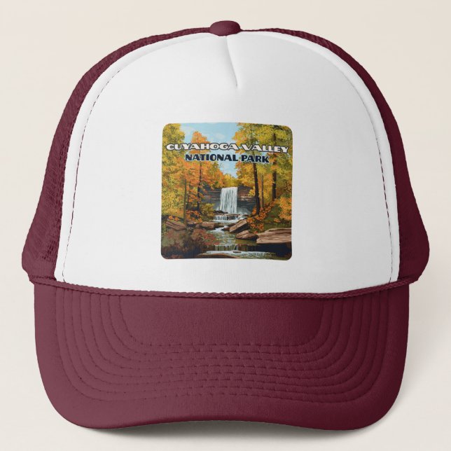 Cuyahoga Valley National Park Ohio Cleveland Trucker Hat (Front)
