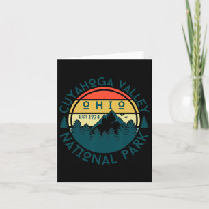 Cuyahoga Valley National Park Ohio Hiking Nature O Card