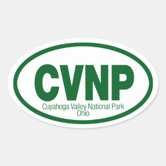 Cuyahoga Valley National Park Oval Sticker