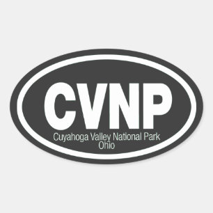 Cuyahoga Valley National Park Oval Sticker