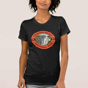Cuyahoga Valley National Park Retro Compass Emblem T-Shirt