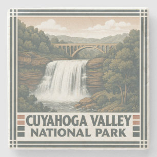 Cuyahoga Valley National Park Stone Coaster